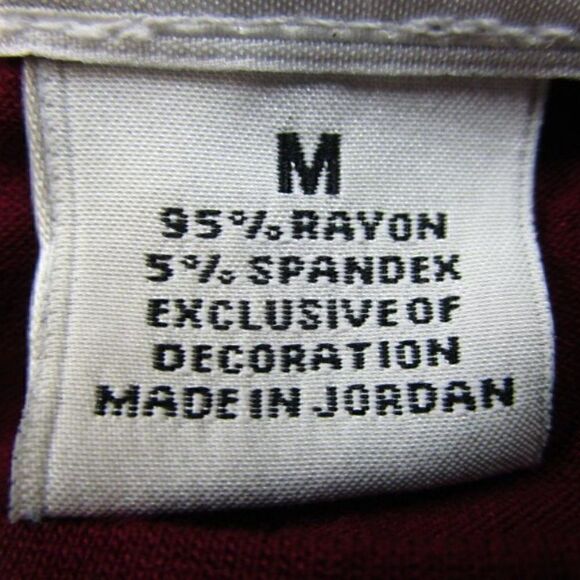 🆕Liz Claiborne Burgundy Passion Blouse Size M NWT - Picture 5 of 5